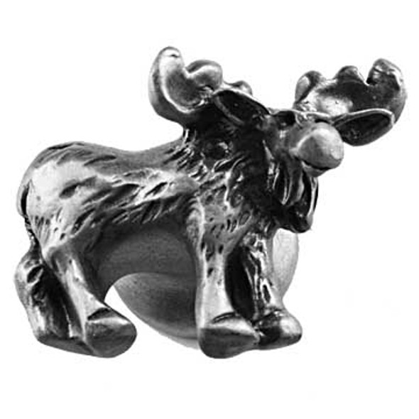 Moose Humor Knob - Pewter (SIE-681303)