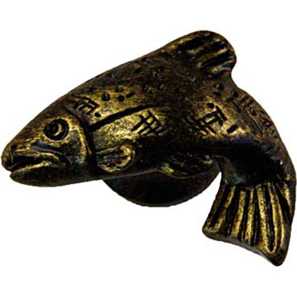 Fish Knob - Left Facing - Bronzed Black (SIE-681368)