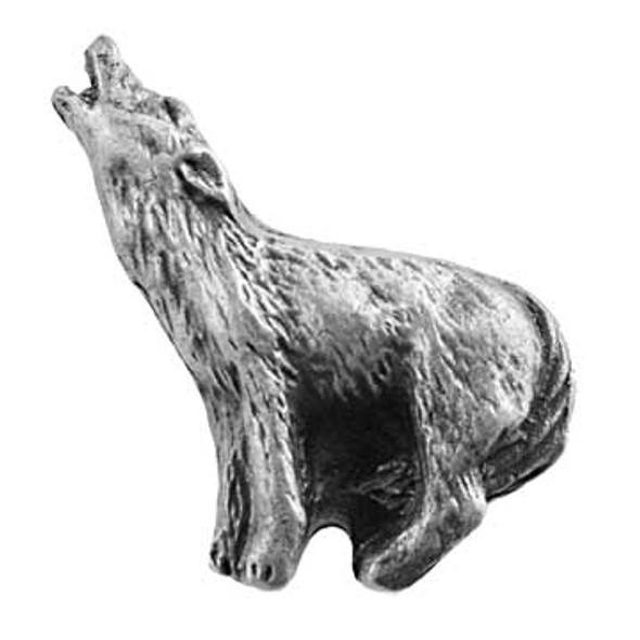 Howling Wolf Knob - Pewter (SIE-681398)