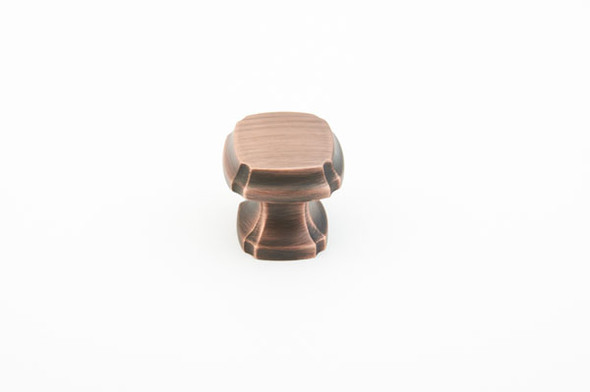 Empire Design 1 3/8" Square Knob, Empire Bronze(SCH882-EBZ)