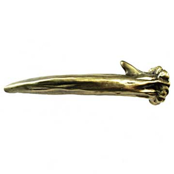 Antler Pull - Left Facing - Antique Brass  (SIE-681438)