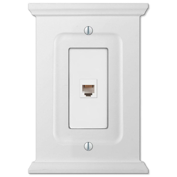 MANTEL WHITE WOOD 1PH WPLT (TAC-178PHW)