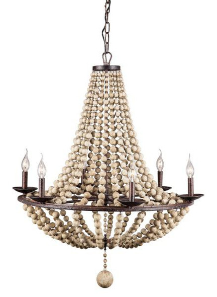 Ceiling Lamps - Havana Ceiling Lamp in Rust & Shell (98331)