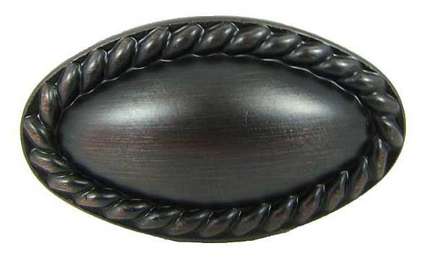 1-3/8" Austin Oval Knob - Oil-Rubbed Bronze