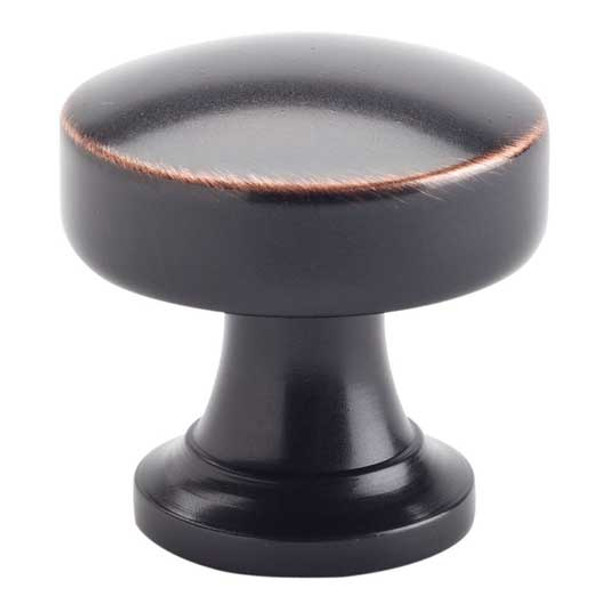 1-1/4" Dia. Round Browning Knob - Venetian Bronze