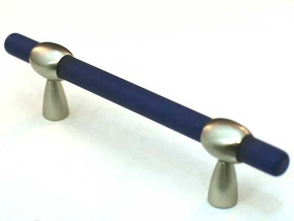 3"/4" CTC Adjustable Round Cobalt Blue Athens Pull