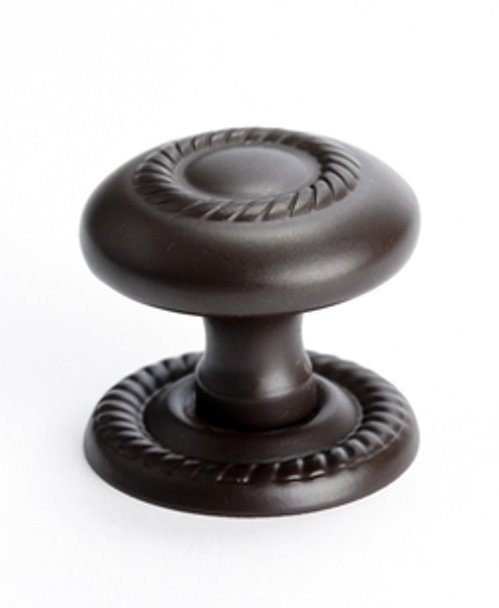 1-1/4" Dia. Advantage Plus 4 Round Rope Knob - Oil Rubbed Bronze Light