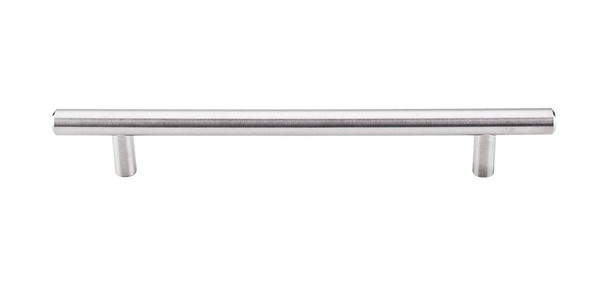 6-5/16" CTC Solid Bar Pull - Brushed Stainless Steel