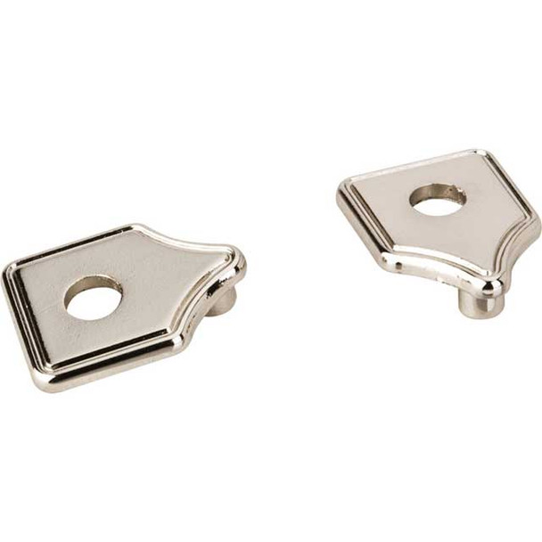 3" - 96mm Transition Rectangular Pull Escutcheon - Satin Nickel