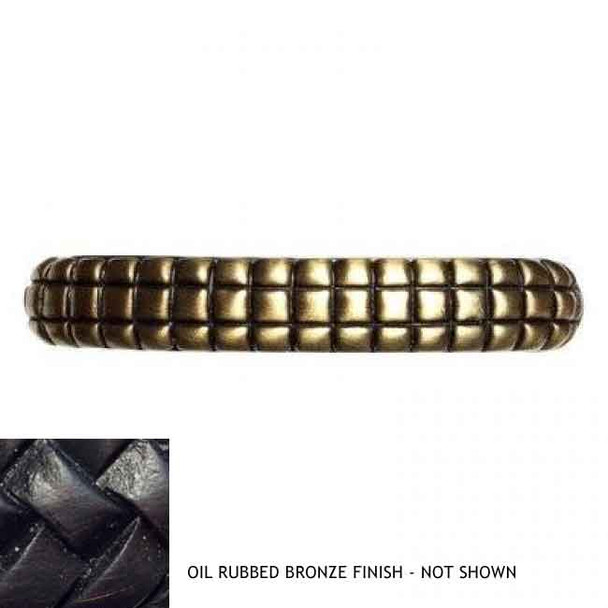 3" CTC Textured Quilted Pull - Oil Rubbed Bronze