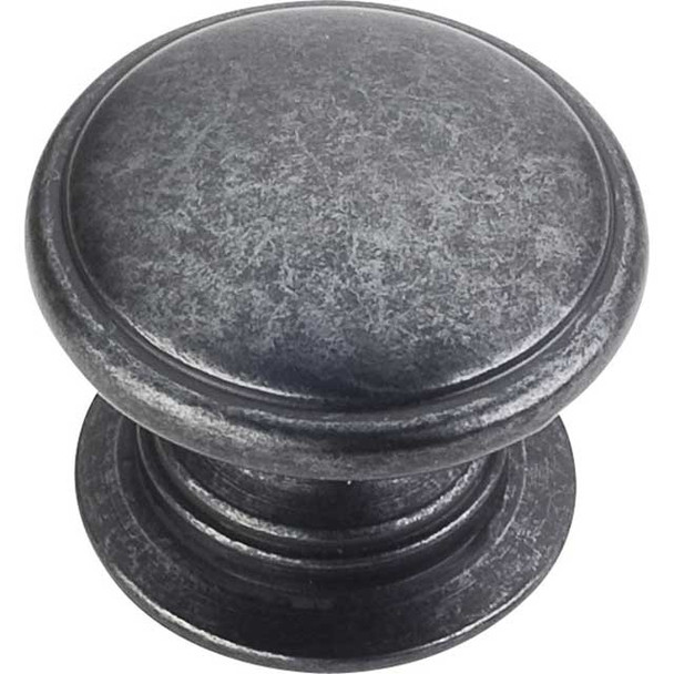 1-1/4" Dia. Durham Round Knob - Gun Metal