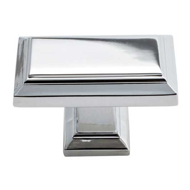 36mm Sutton Place Rectangle T-Knob - Polished Chrome