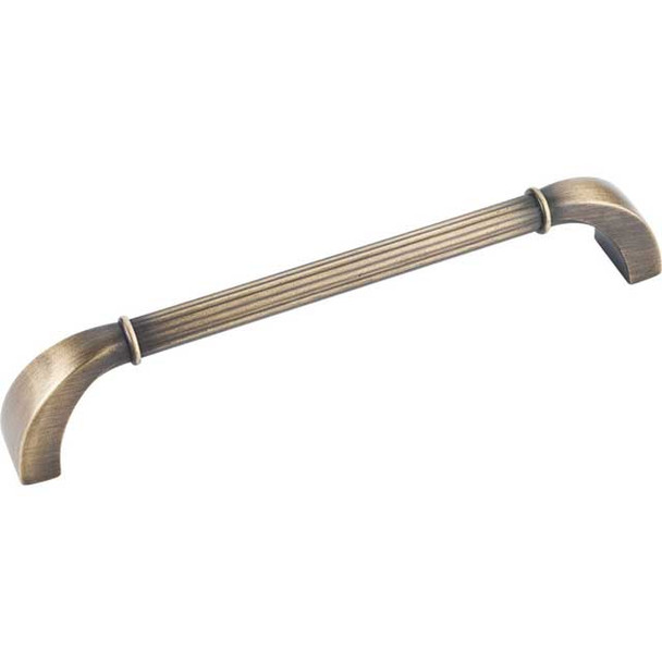 160mm CTC Cordova Cabinet Pull - Antique Brushed Satin Brass