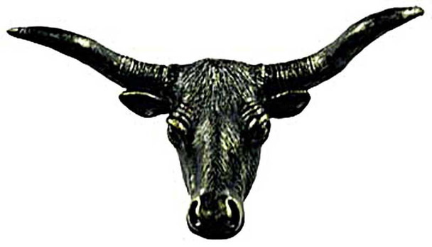 4" Longhorn Knob - Bronzed Black