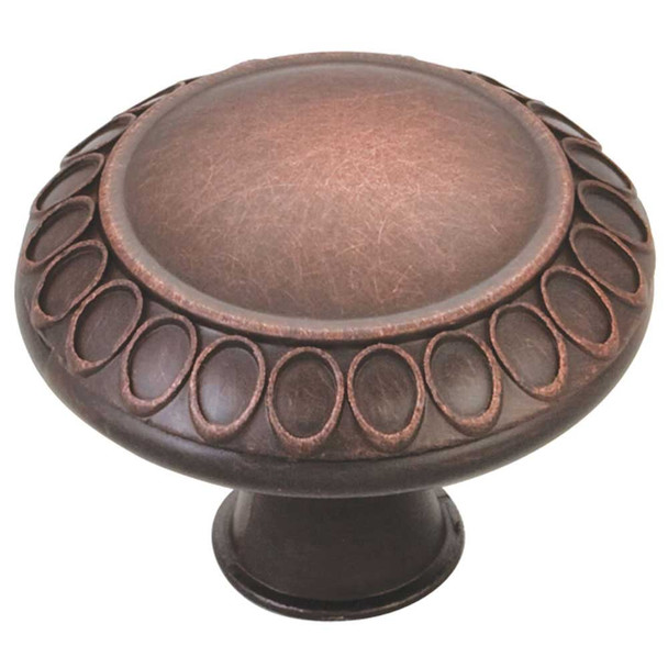 1-3/8" Dia. Symphony Round Knob - Brushed Oil Rubbed Bronze