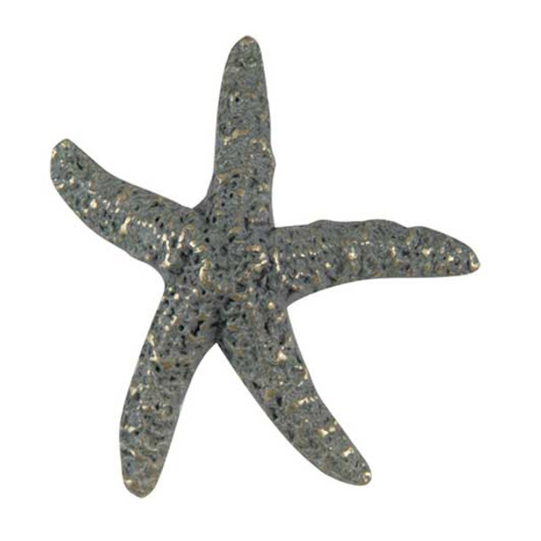 2" Starfish Knob - Verdigris