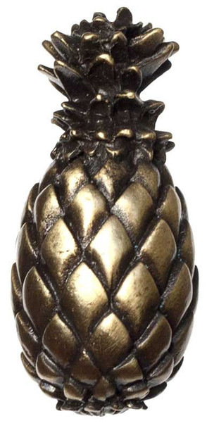 1-5/8" Pineapple Knob - Antique Brass