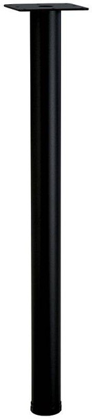 E-Leg, steel, black textured, 50mm x 710mm