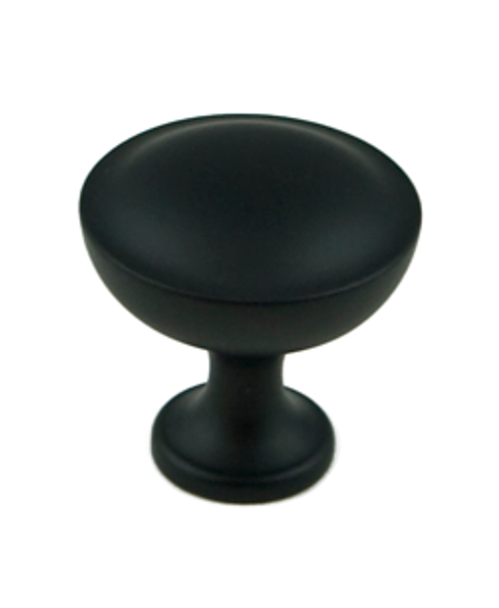 1-3/16" Dia. Knob - Matte Black