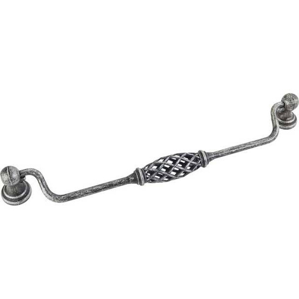 224mm CTC Tuscany Bail Pull - Distressed Antique Silver