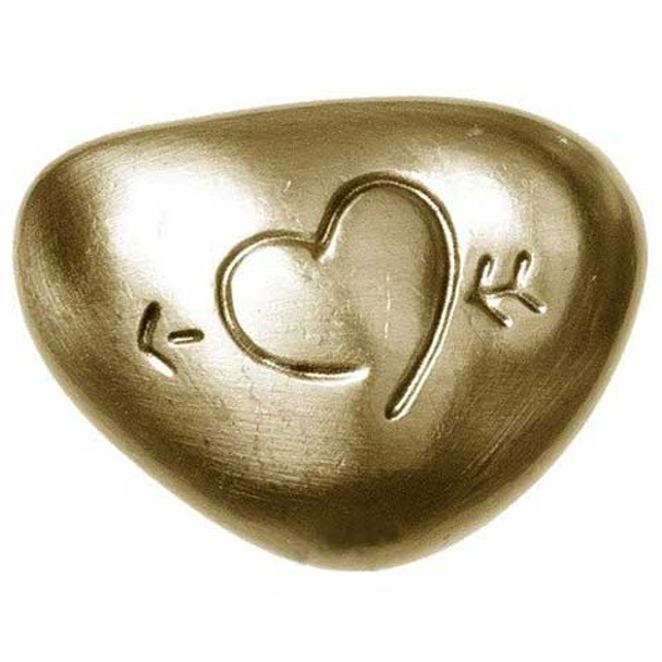 1-1/2" Love Knob - Antique Brass