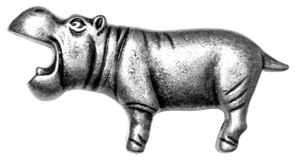 2-3/8" Hippo Knob - Pewter