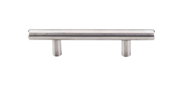 3" CTC Hollow Bar Pull - Brushed Stainless Steel