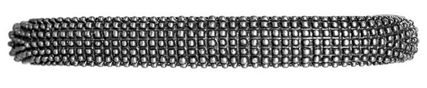 4" CTC Textured Caviar Pull - Pewter