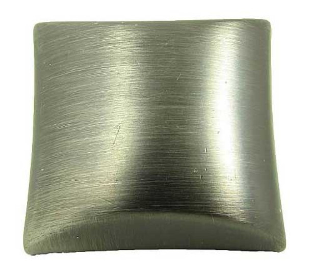 1-1/8" Square Bella Knob - Weathered Nickel