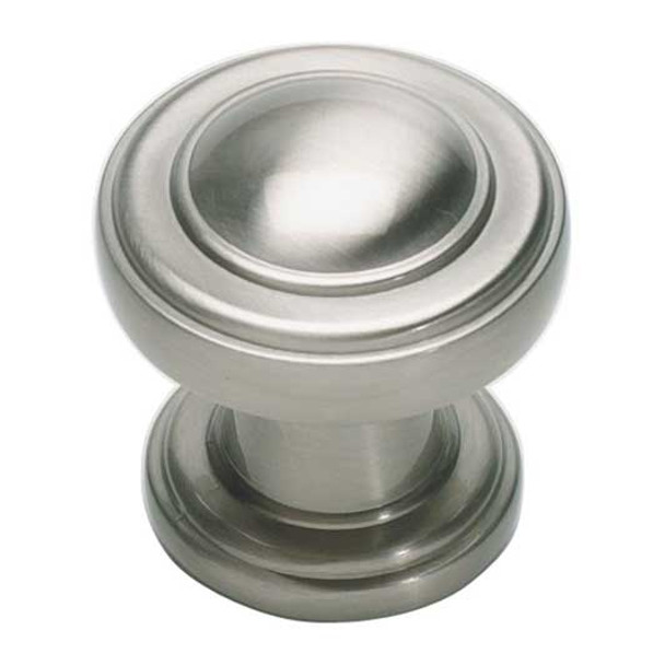 28mm Dia. Bronte Round Knob - Brushed Nickel