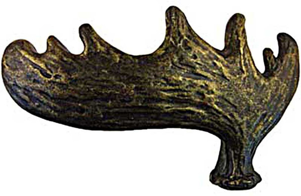 3" CTC Moose Paddle Left Facing Pull - Bronzed Black