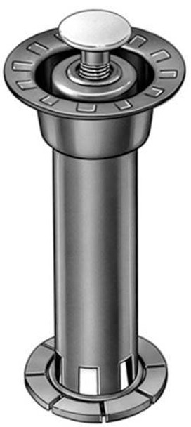 Cabinet Leveler, steel, zinc-plated, 120mm-140mm