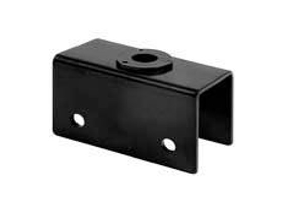 U-Bracket, steel, black, inside dimension 20mm, 1/4-20