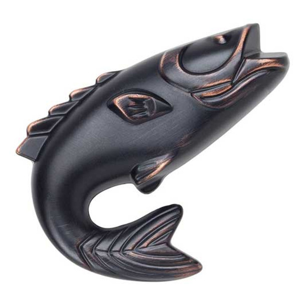 2-1/4" Fish Knob - Venetian Bronze