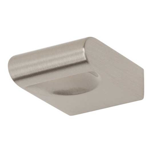 1-1/8" Rounded End Rail Knob - Brushed Nickel