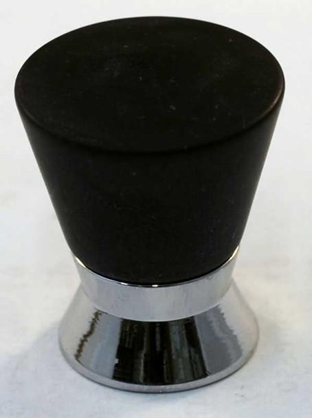 25mm Dia. Black Athens Cone Knob