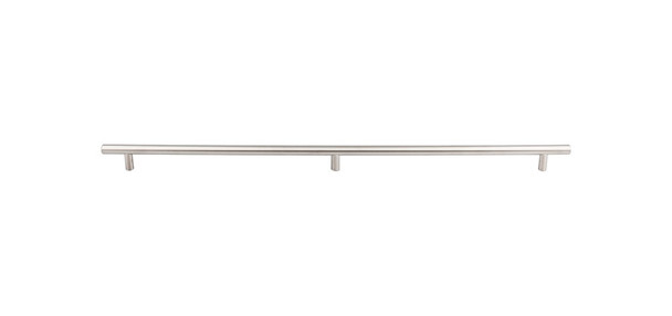 30-1/4" CTC 3 Post Solid Bar Pull - Brushed Stainless Steel