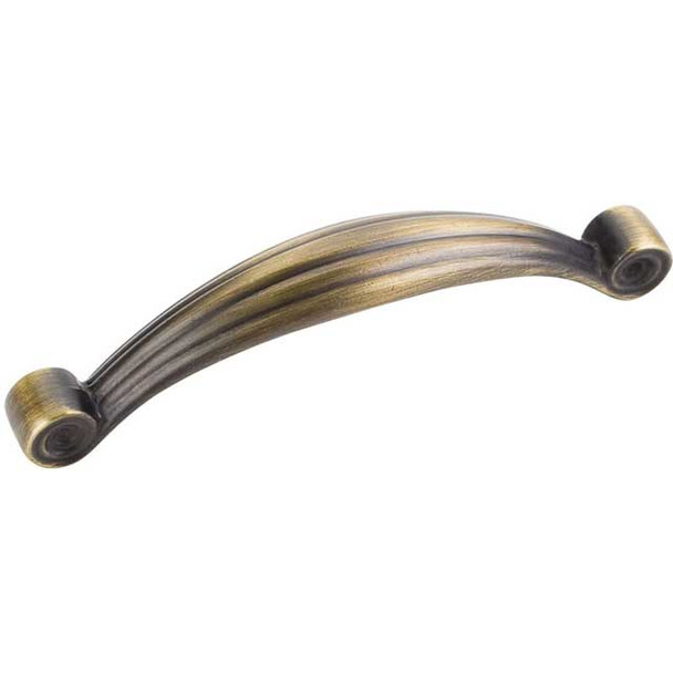 96mm CTC Lille Bow Pull - Antique Brushed Satin Brass
