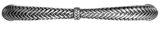 5" CTC Textured Equestrian Braid Pull - Pewter