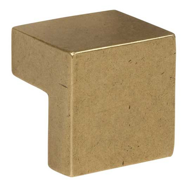 16mm CTC Small Square Pull - Vintage Brass