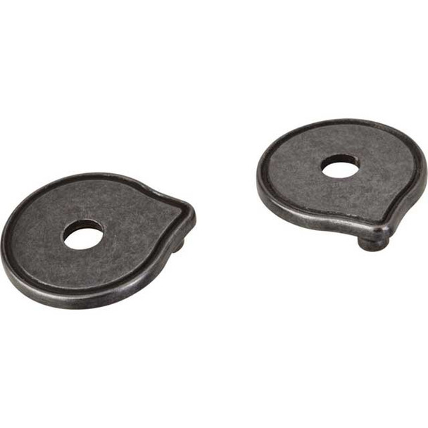 3" - 96mm Transition Round Pull Escutcheon - Gun Metal