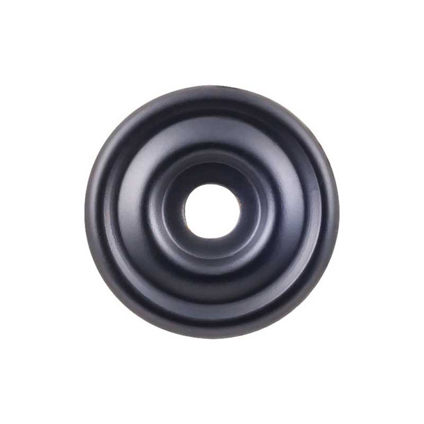 1-3/8" Dia. Round Devon Brixton Backplate - Flat Black