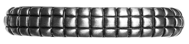 3" CTC Textured Quilted Pull - Pewter