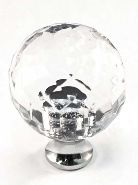 1-3/16" Dia. Round Crystal Knob