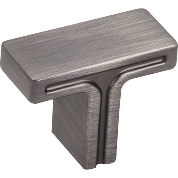 1-3/8" Anwick T-Knob - Brushed Pewter