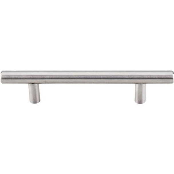 3-3/4" CTC Hollow Bar Pull - Brushed Stainless Steel