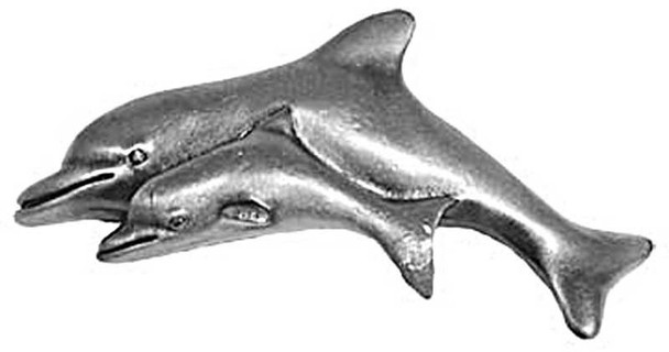 2" CTC Dolphin Pull - Pewter