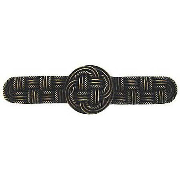 3" CTC Classic Weave Pull - Antique Brass