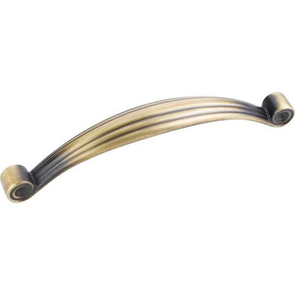 128mm CTC Lille Bow Pull - Antique Brushed Satin Brass