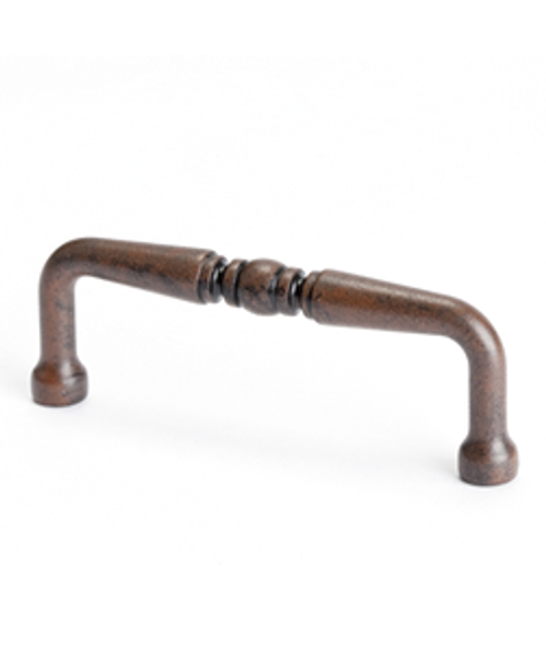 3" CTC Advantage Plus 2 Scroll Cabinet Pull - Rust Glaze